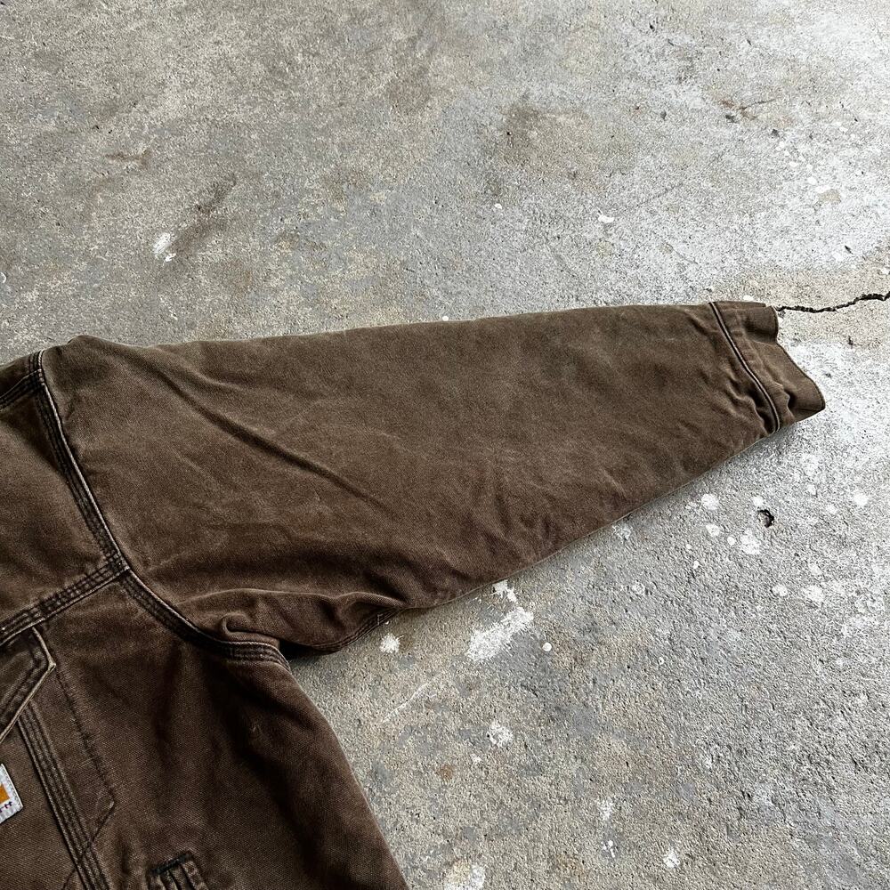 Carhartt JB182 brown trucker work wear jacket - Picture 7 of 7